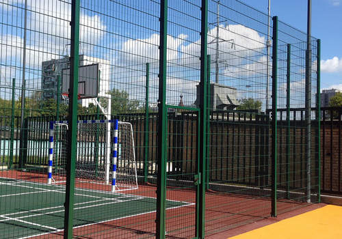 2Д забор для футбольной площадки в Чебоксарах