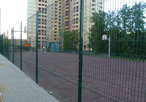 3Д забор для футбольной площадки в Чебоксарах